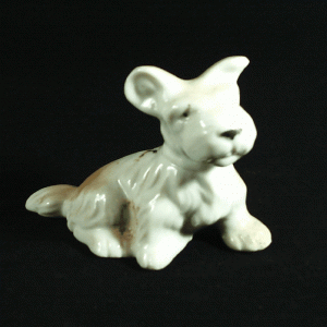 Occupied Japan Dog Figure, West Highland White Terrier