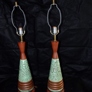 MCM Terra Cotta Lamps