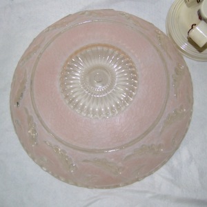 Antique Light Fixture, Pink