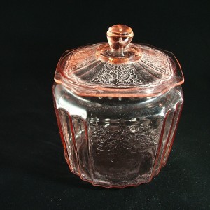 Depression Glass Cookie Jar Reproduction