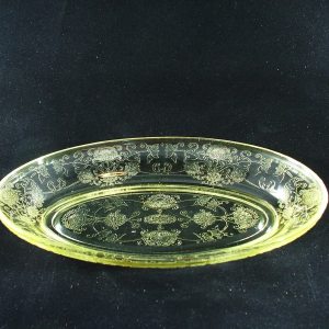 Vaseline Glass Plate