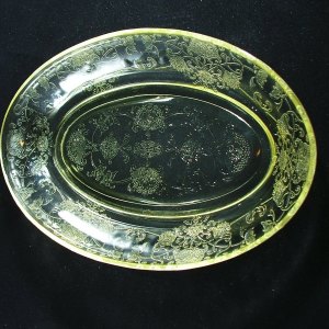 Vaseline Glass Plate