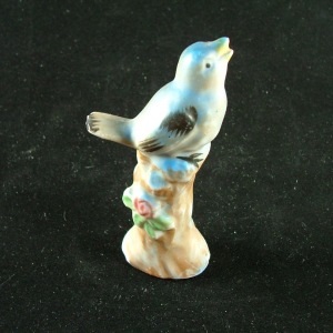 Occupied Japan Ceramic Bird Bud Vase