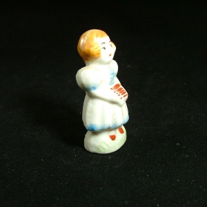 Occupied Japan, Miniature  Girl with Book Figurine