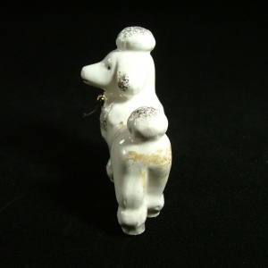 Occupied Japan Dog Figurine, Poodle