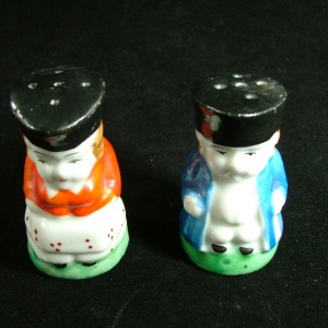 Post Occupied Japan Miniature Toby Jug Salt & Pepper