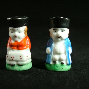 Post Occupied Japan Miniature Toby Jug Salt & Pepper