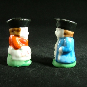 Post Occupied Japan Miniature Toby Jug Salt & Pepper