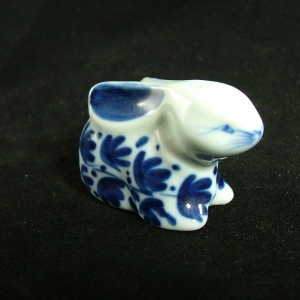 Delft BLue Ceramic Bunny