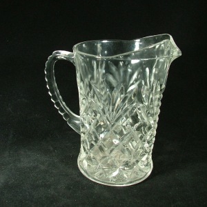 Lead Crystal Creamer, Cut Glass