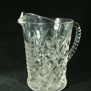 Lead Crystal Creamer, Cut Glass